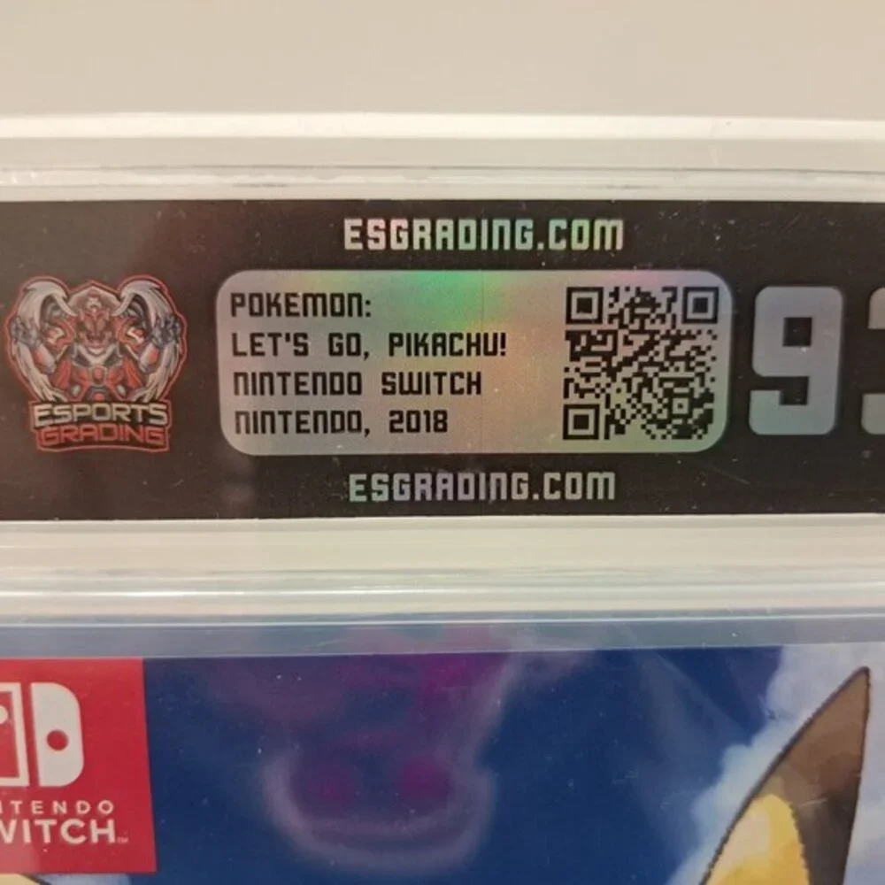 Brand New Sealed Nintendo Switch Pokemon Let's Go Pikachu Graded ESG 93